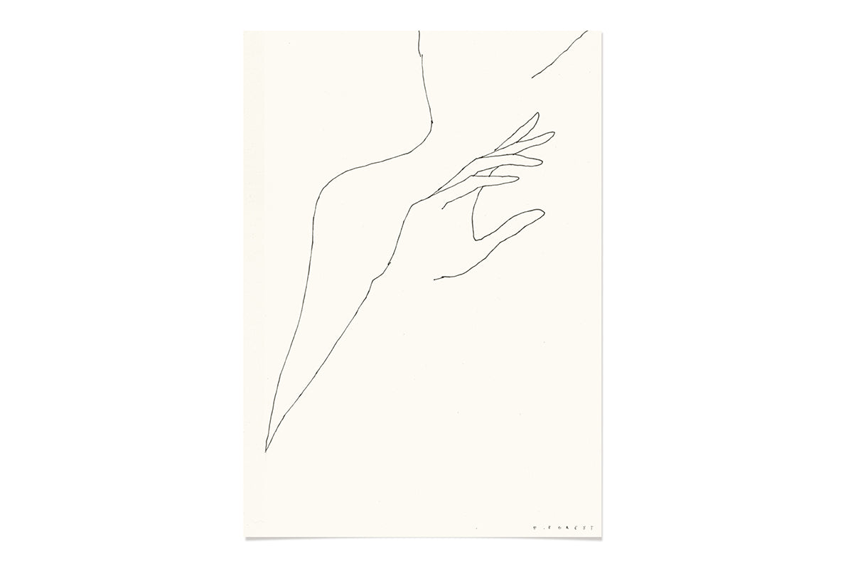FredericForest_HandDancing_Etude146_Original_Drawing_21x30cm