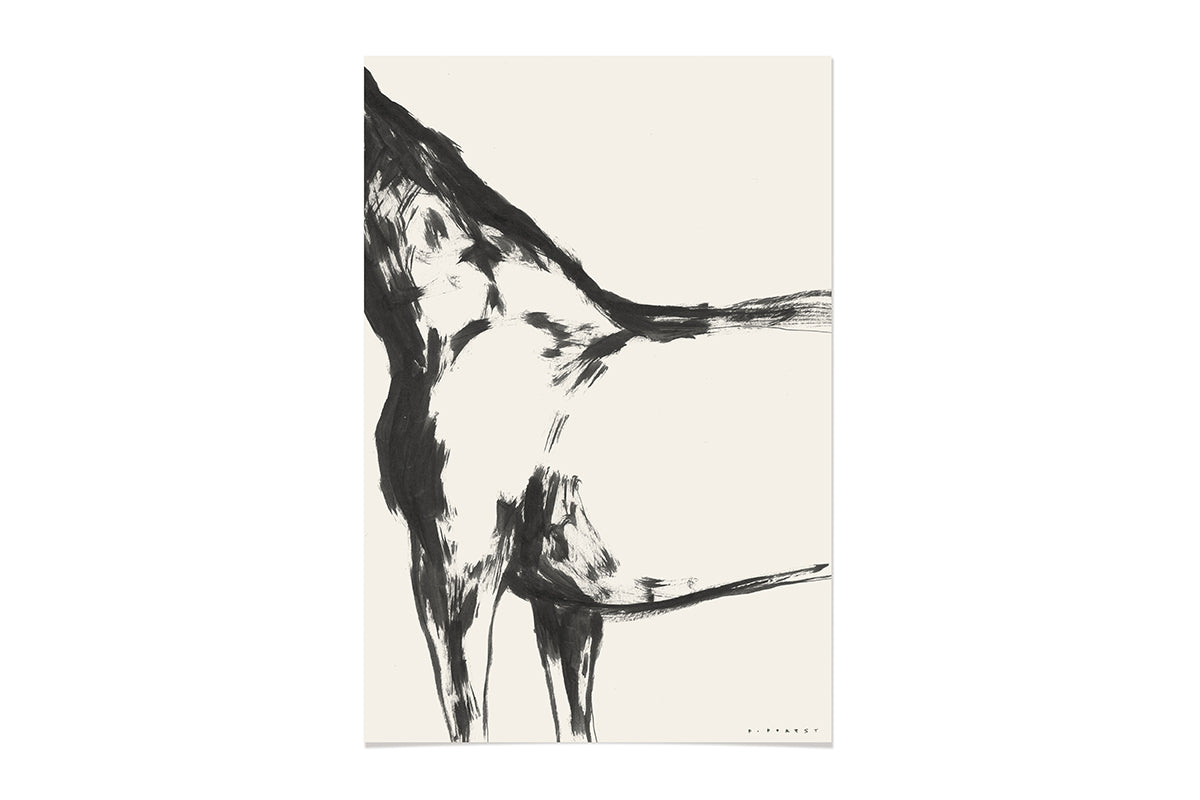 FredericForest_Horse_Etude139_Original_Drawing_17x25cm