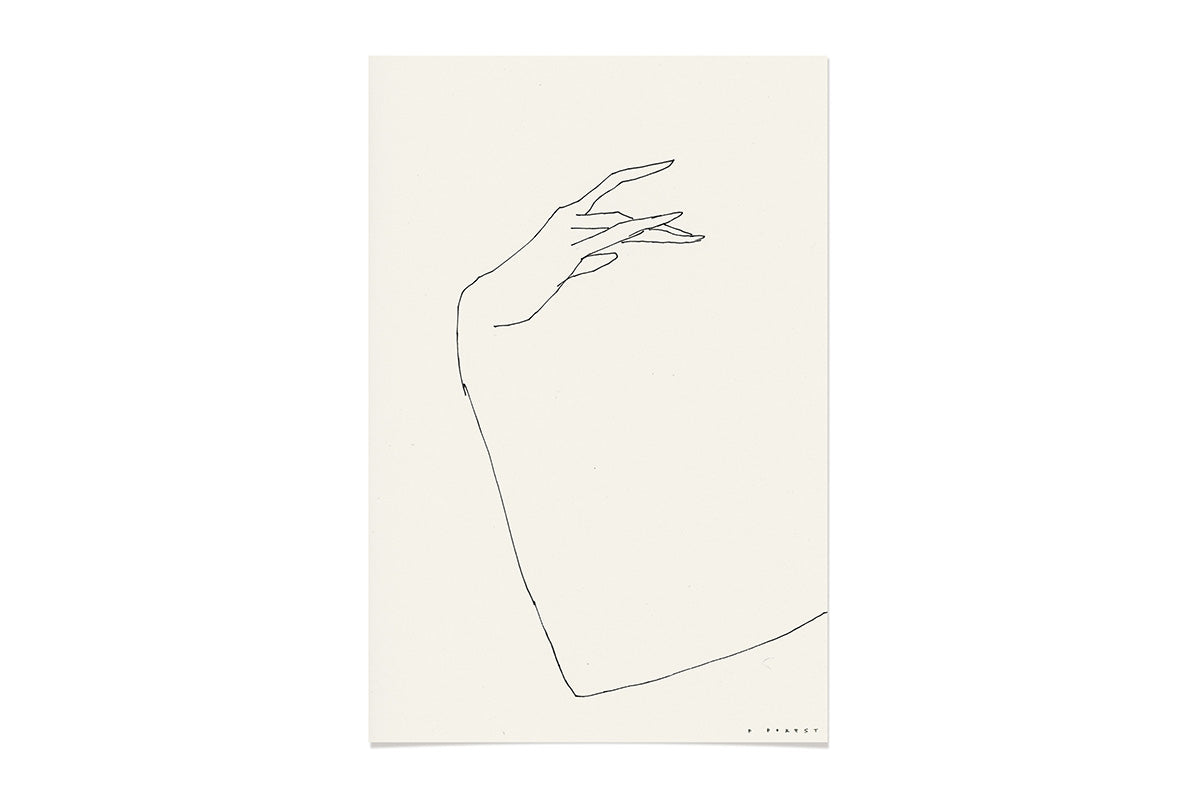 FredericForest_OriginalArtwork_Drawing_HandsDancing_Etude163_12x18cm