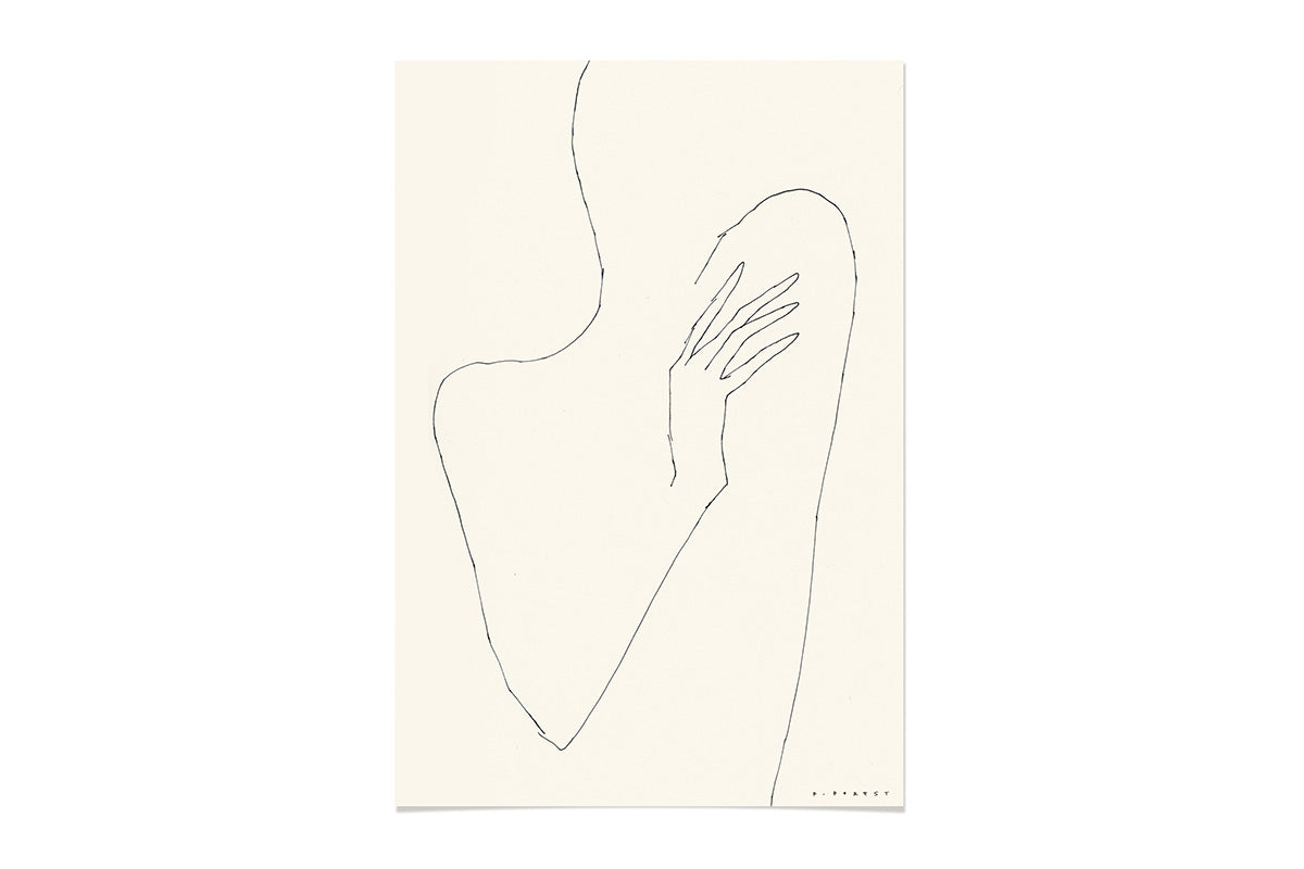 FredericForest_OriginalArtwork_Drawing_SelfCare_Etude1_17x25cm