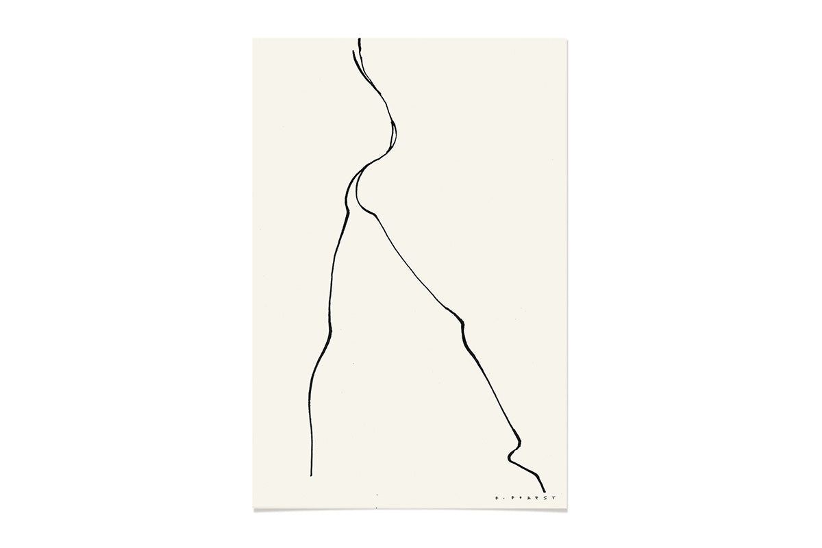 FredericForest_OriginalArtwork_Drawing_WomanDancing_Etude231_14x21cm