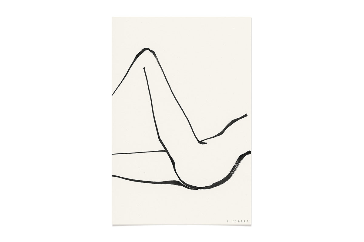 FredericForest_OriginalArtwork_Drawing_WomanSitting_Etude593_12x18cm