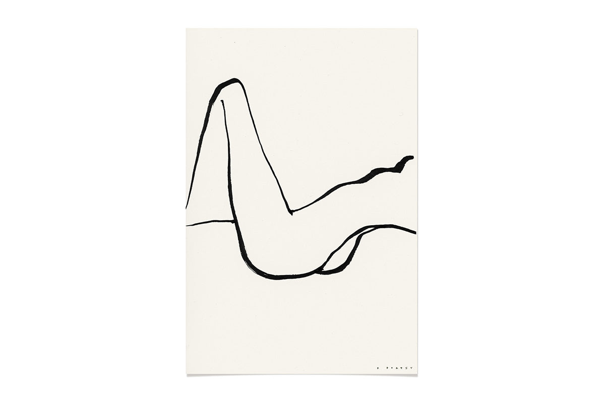 FredericForest_OriginalArtwork_Drawing_WomanSitting_Etude594_12x18cm