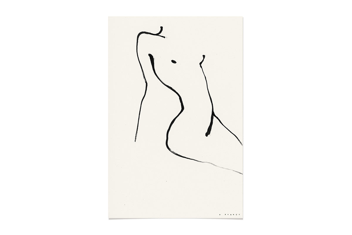 FredericForest_OriginalArtwork_Drawing_WomanSitting_Etude598_12x18cm