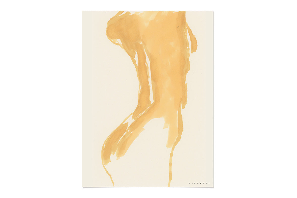 FredericForest_OriginalArtwork_Drawing_WomanStanding_Etude756_30x40cm