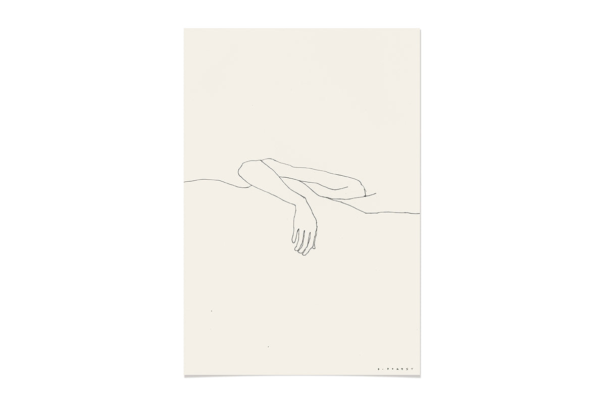 FredericForest_WomanResting_Etude89_Original_Drawing_17x25cm