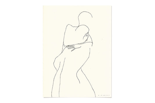 FredericForest_Lovers_Etude1_OriginalDrawing_30x40cm