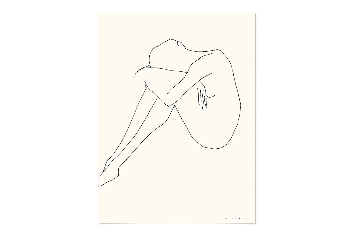 FredericForest_OriginalArtDrawing_WomanSitting586_50x65cm