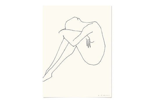 FredericForest_OriginalArtDrawing_WomanSitting586_50x65cm