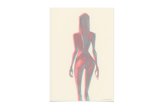 FredericForest_OriginalArt_17x25cm_WomanStanding792