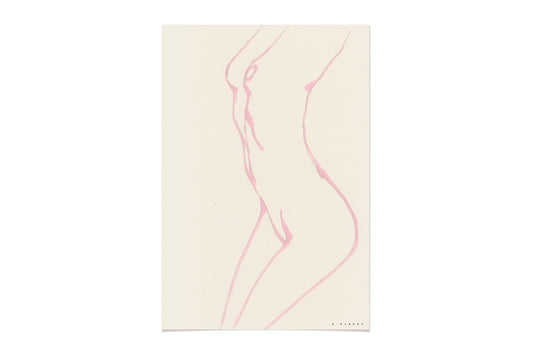 FredericForest_OriginalArtwork_Drawing_WomanStanding_Etude762_17x25cm