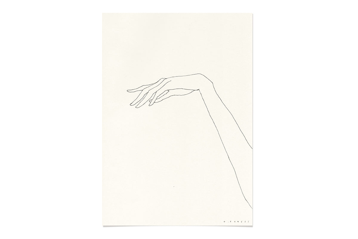 FredericForest_WomanDancing_Etude6_Original_Drawing_21x30cm