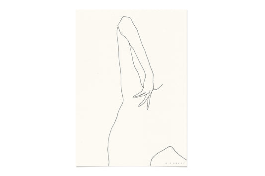 FredericForest_WomanDancing_Etude82_Original_Drawing_21x30cm