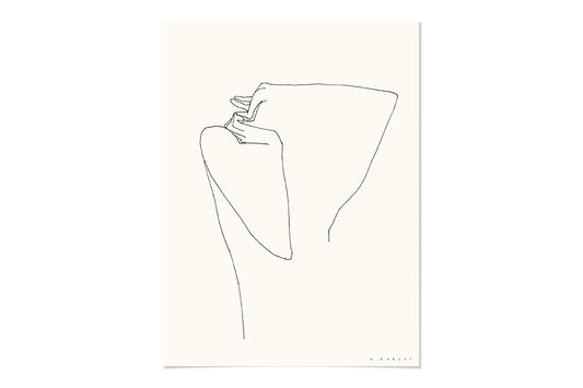 FredericForest_WomanDancing_Etude92_Original_Drawing_30x40cm