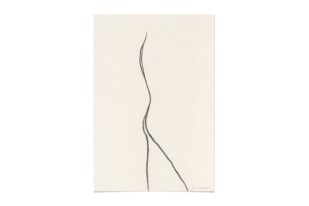 FredericForest_WomanLeaving _Etude7_Original_Drawing_17x25cm