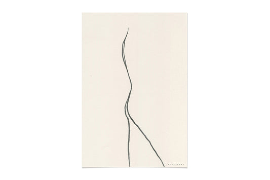 FredericForest_WomanLeaving _Etude7_Original_Drawing_17x25cm