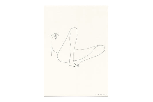 FredericForest_WomanReading _Etude1_Original_Drawing_21x30cm