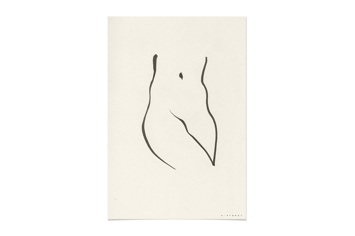 FredericForest_WomanResting _Etude21_Original_Drawing_17x25cm