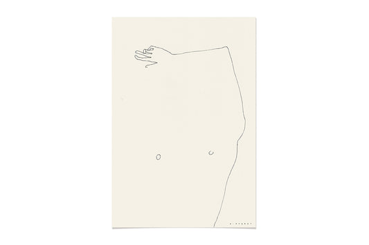 FredericForest_WomanResting _Etude57_Original_Drawing_17x25cm