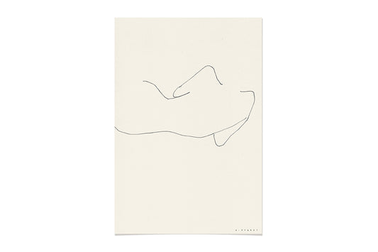 FredericForest_WomanResting _Etude64_Original_Drawing_17x25cm