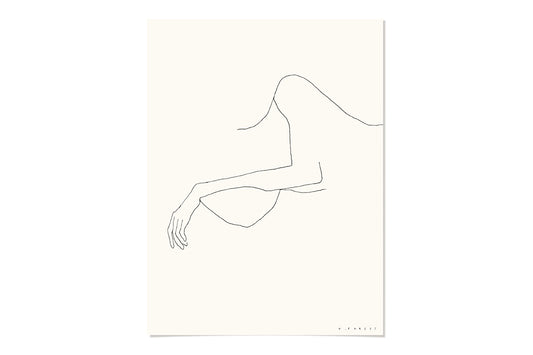 FredericForest_WomanResting_Etude109_Original_Drawing_30x40cm