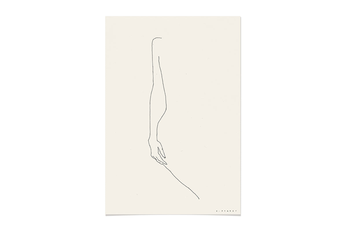 FredericForest_WomanResting_Etude38_Original_Drawing_17x25cm