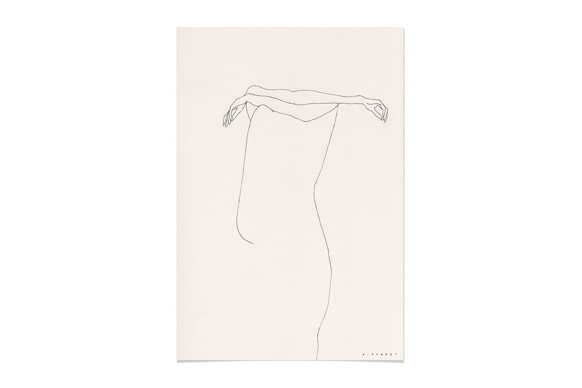 FredericForest_WomanSitting _Etude135_Original_Drawing_17x25cm