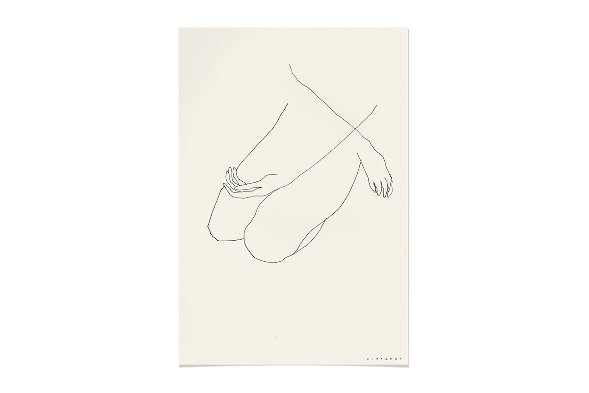 FredericForest_WomanSitting_Etude158_Original_Drawing_17x25cm