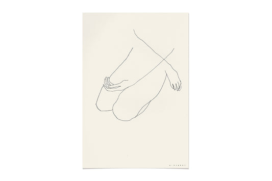 FredericForest_WomanSitting_Etude158_Original_Drawing_17x25cm