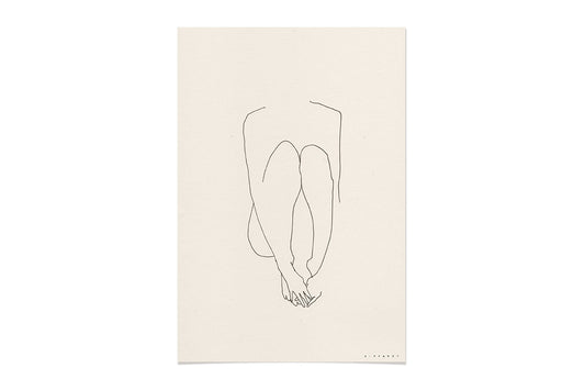 FredericForest_WomanSitting_Etude64_Original_Drawing_17x25cm