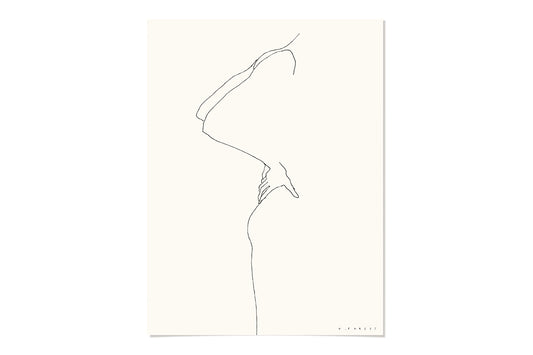 FredericForest_WomanStanding_Etude282_Original_Drawing_30x40cm