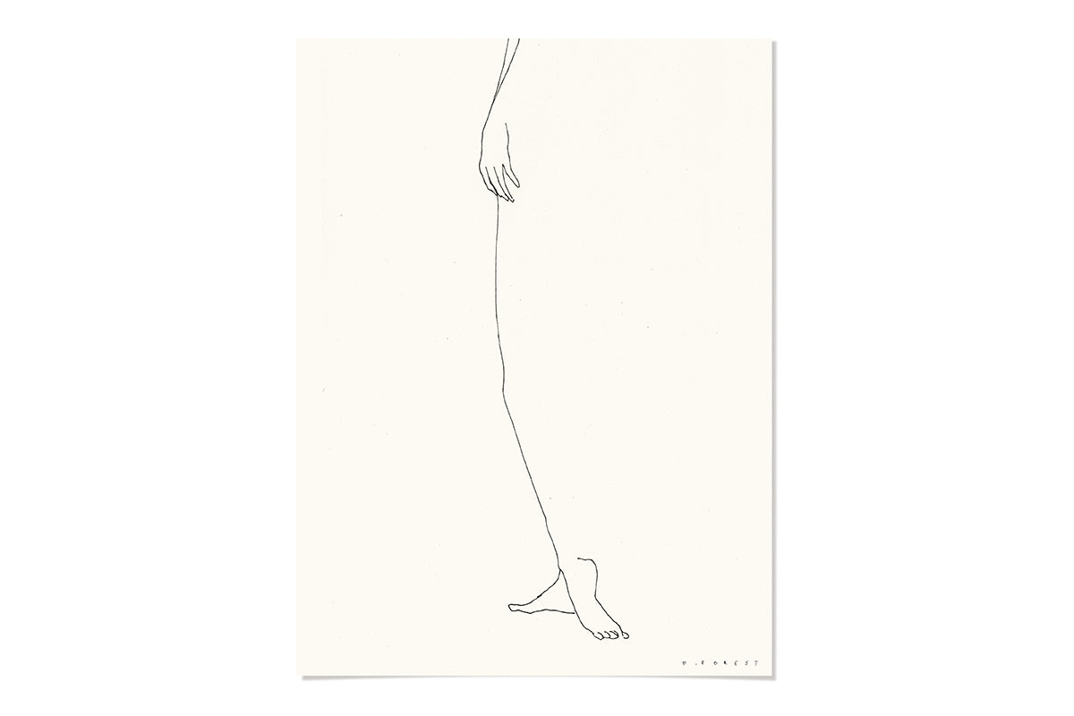 FredericForest_WomanStanding_Etude289_Original_Drawing_30x40cm