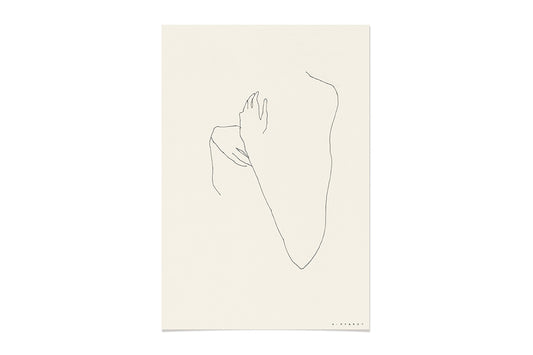 FredericForest_WomanStanding_Etude87_Original_Drawing_17x25cm