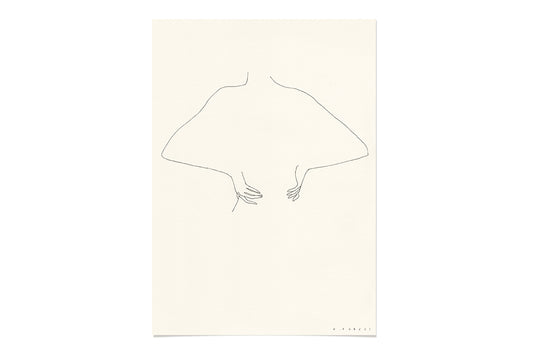 FredericForest_WomanWaiting _Etude197_Original_Drawing_21x30cm