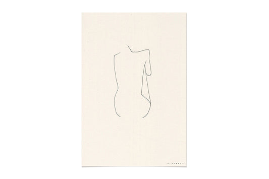 FredericForest_WomanWaiting _Etude49_Original_Drawing_17x25cm